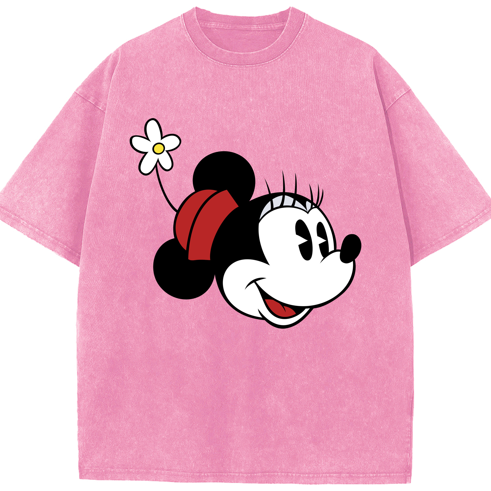 （画像用） ミッキーマウス Mickey Mouse 綿100% ヴィンテージ風 半袖Tシャツ（フロントプリント）